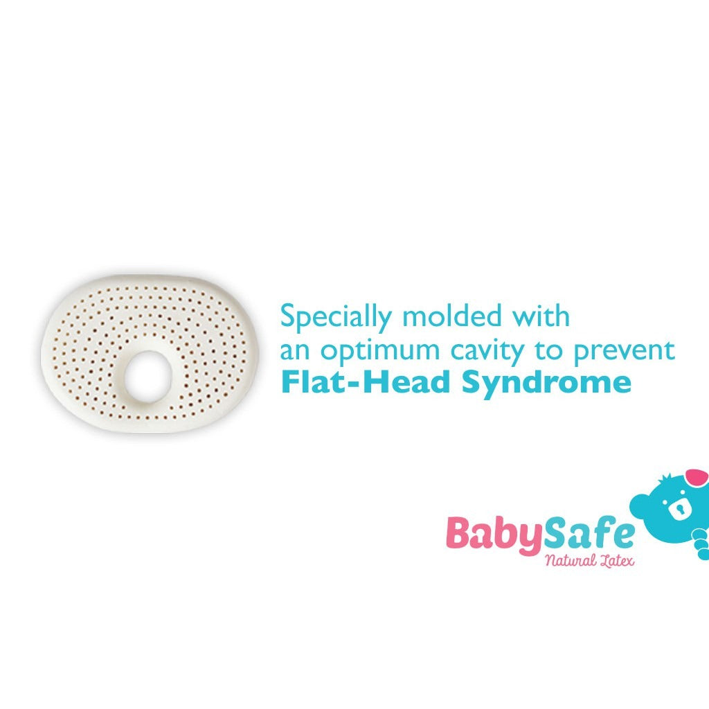 BabySafe Baby Pillow Stage 1 - Newborn Pillow (With Case)