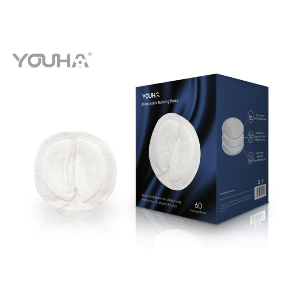 Youha Disposable Nursing Pads, 60 pcs