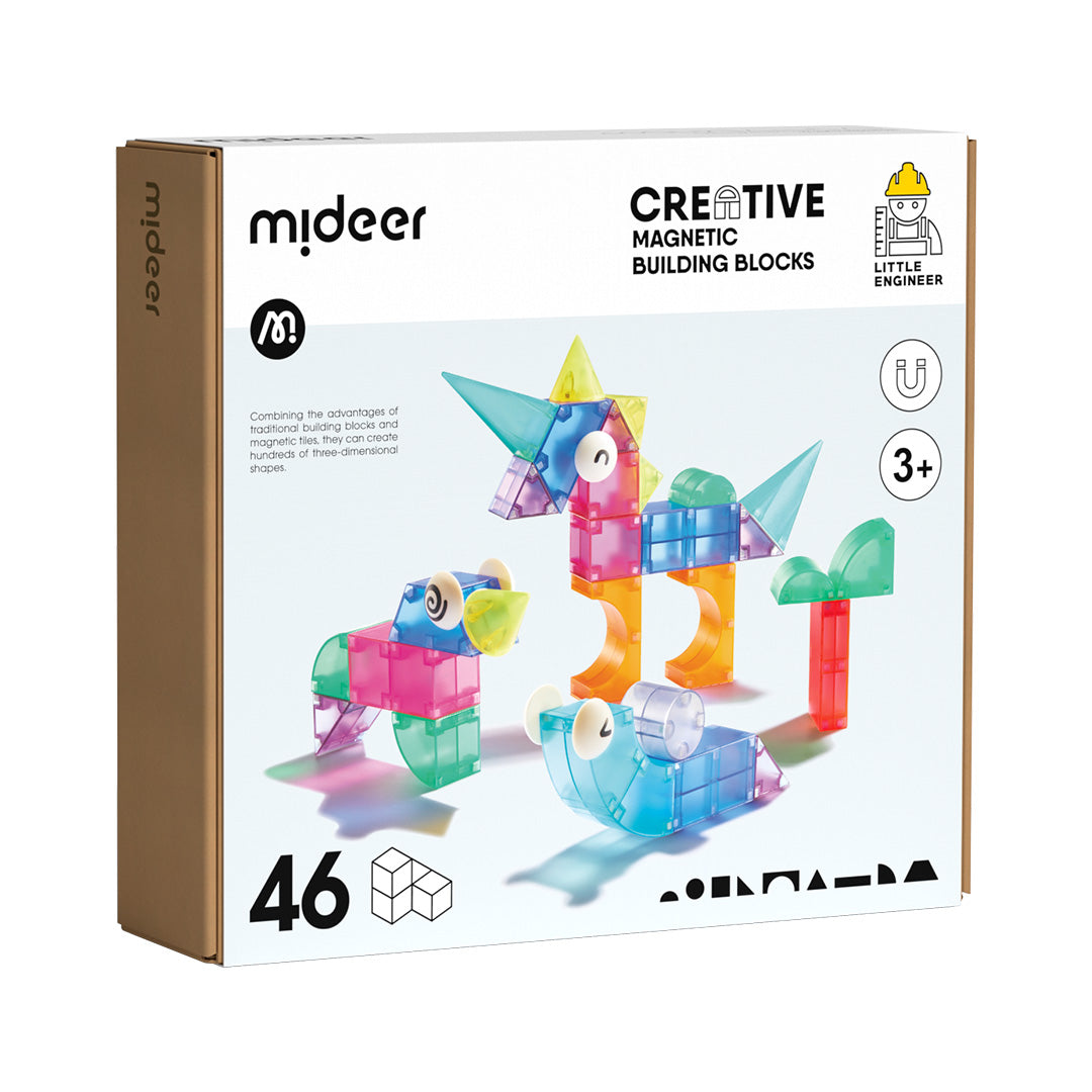 Mideer Creative Magnetic Building Blocks, 46pcs