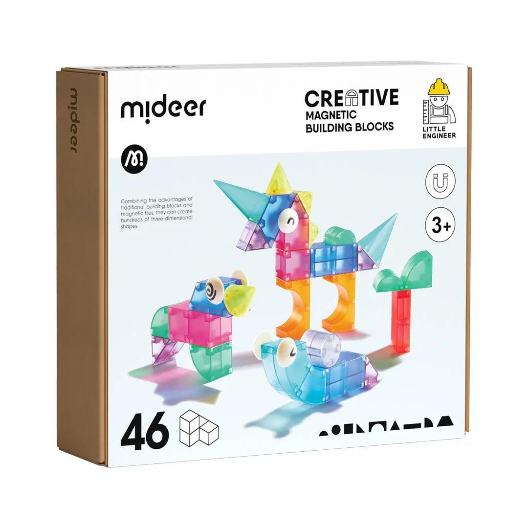 Mideer Creative Magnetic Building Blocks, 46pcs | Pupsik Singapore