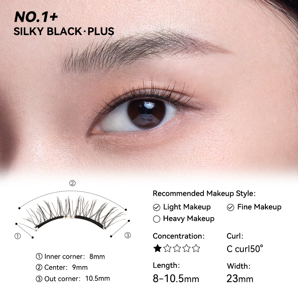WOSADO Soft Magnetic Eyelashes, Widen/Plus (4 Designs) - Pupsik Singapore