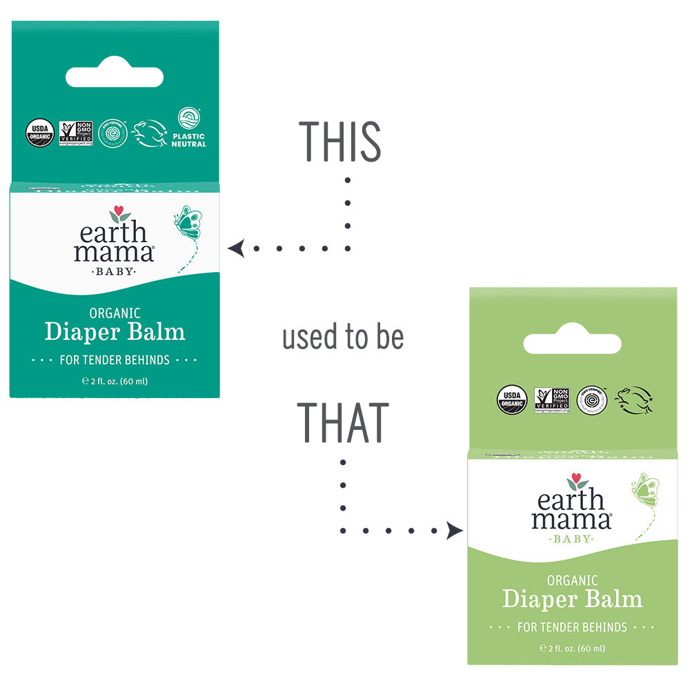 [2-pack] Earth Mama Baby Organic Diaper Balm, 60ml  - exp 11/27