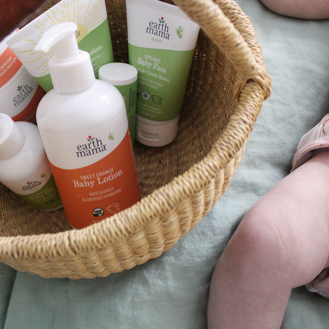 Earth Mama Sweet Orange Baby Lotion, 240ml (exp 02/27)