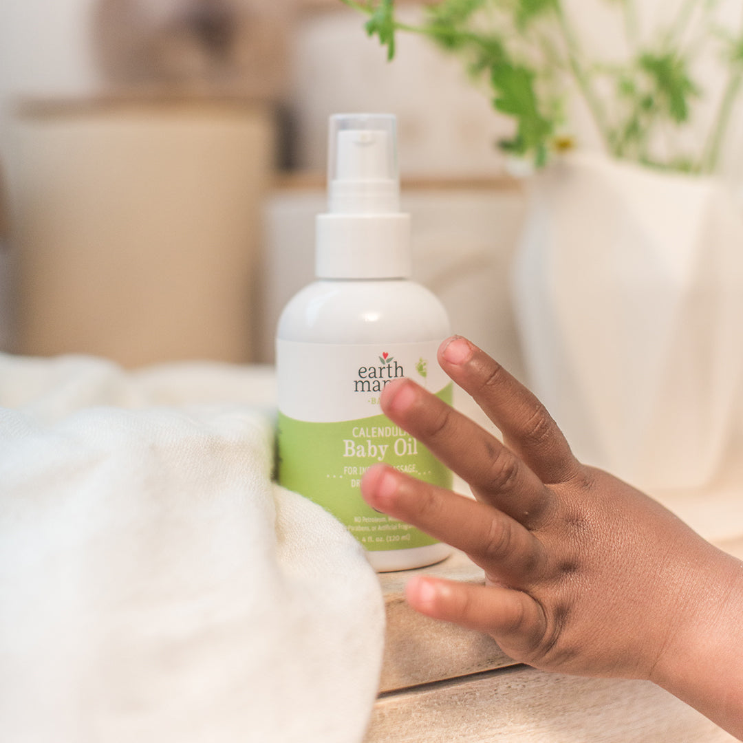 Earth Mama Baby Calendula Baby Oil, 120ml - exp 09/26