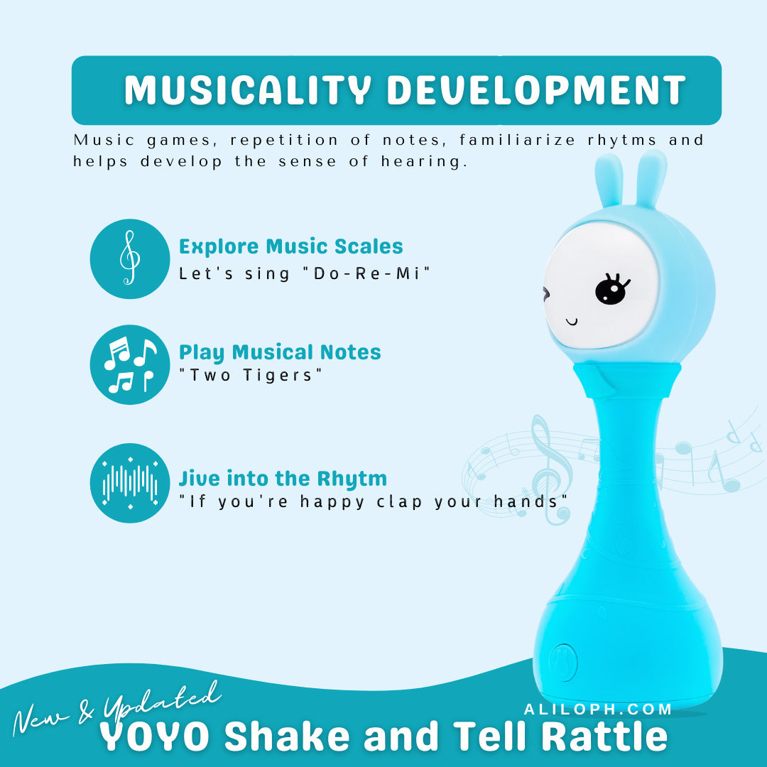 Alilo Yoyo Shake & Tell Interactive Rattle - Pink