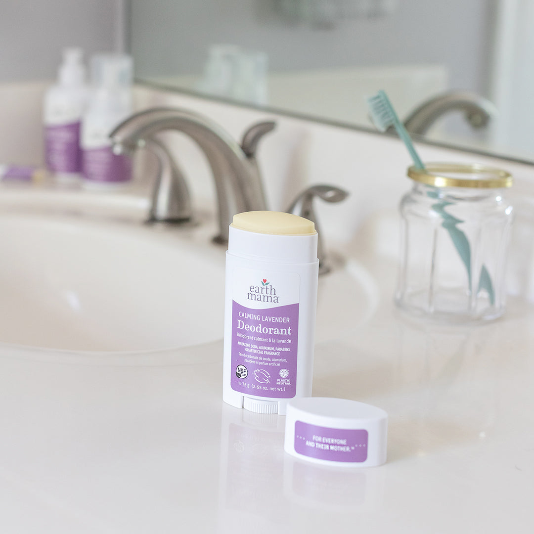 Earth Mama Calming Lavender Deodorant, 75g (New Formula) - Exp 03/27
