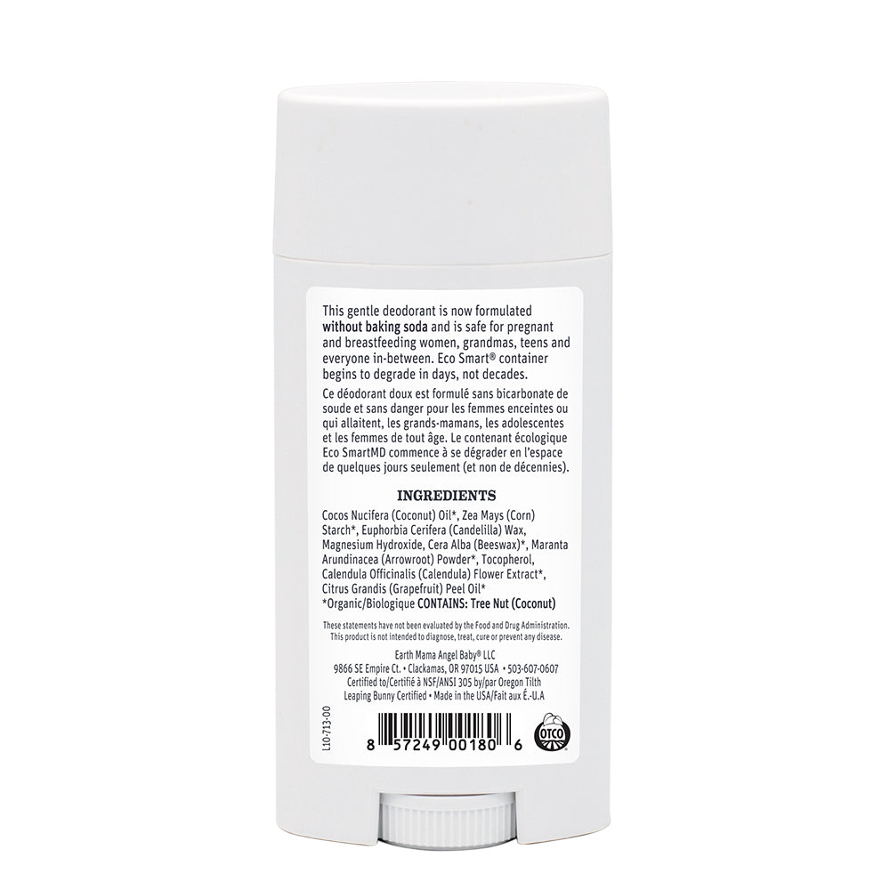 Earth Mama Bright Citrus Deodorant, 75g (New Formula) - Exp 10/27