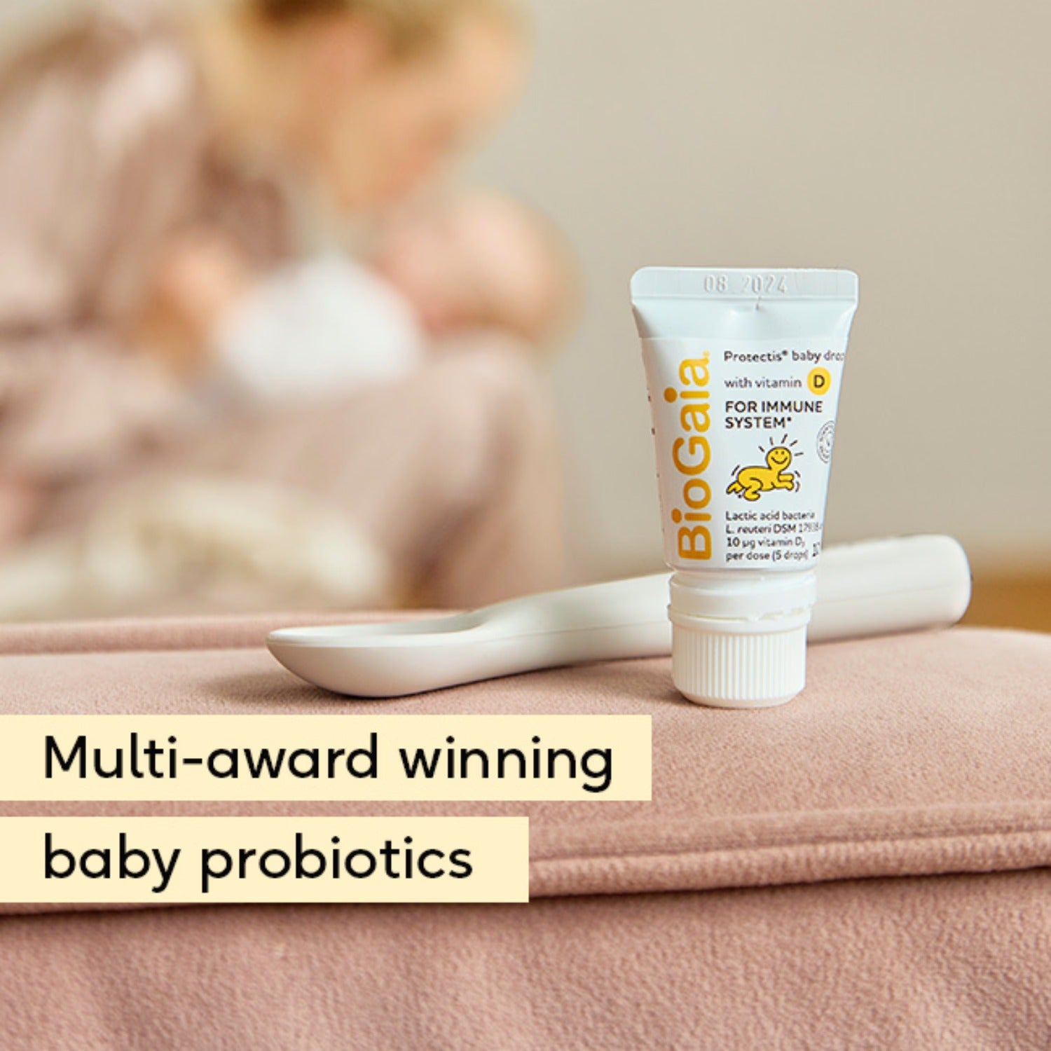 BioGaia Protectis Baby Probiotics Drops With Vitamin D3, 10ml [UK version] - Exp 09/27