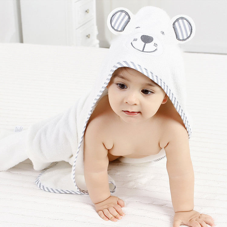 MPJ Baby Hooded Bath Towel (+ Free Washcloth) - 5 Designs