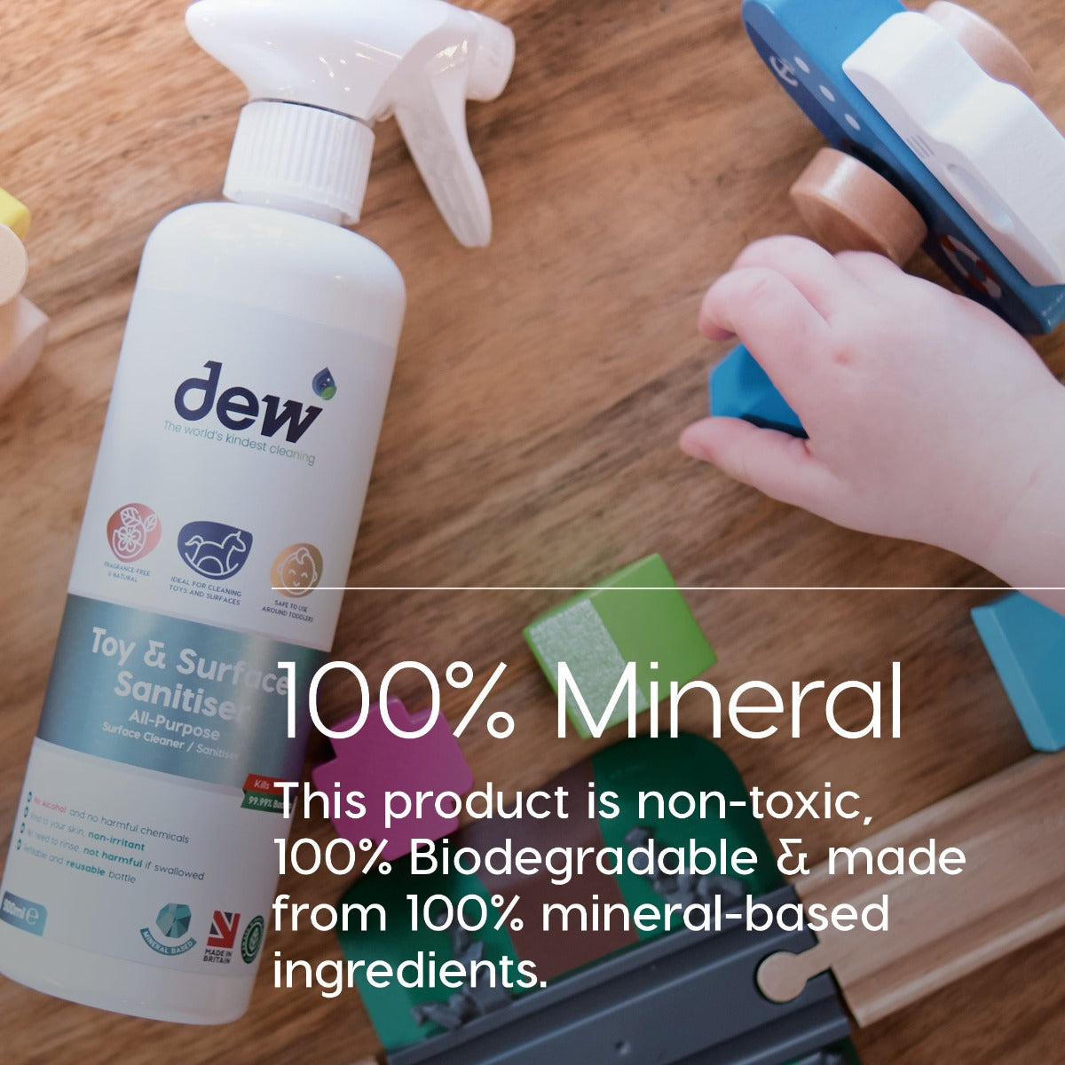 Dew Toy & Surface Sanitiser, 500ml (Exp 01/26)