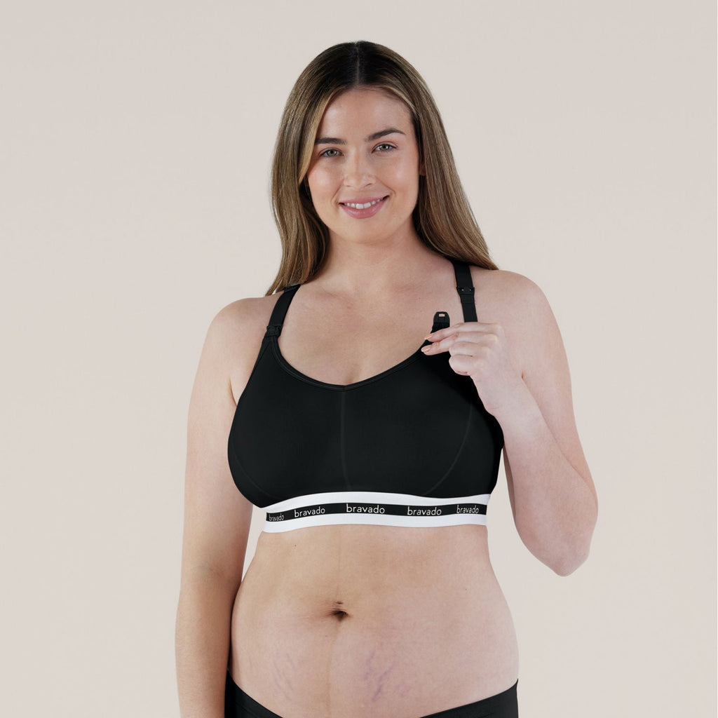 Bravado Original Full-Cup Nursing Bra - Black (2 Sizes)