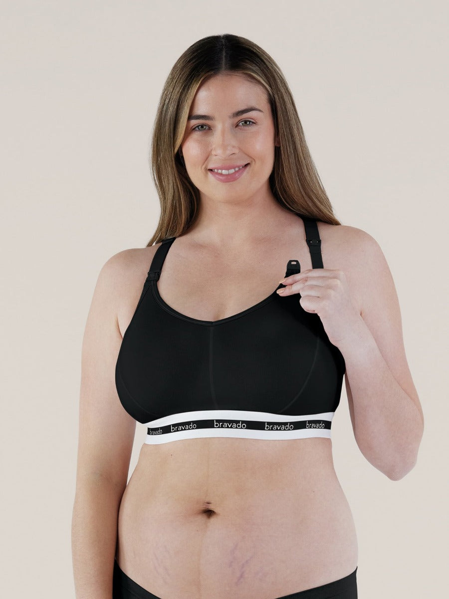 Bravado Original Full-Cup Nursing Bra - Black (2 Sizes)