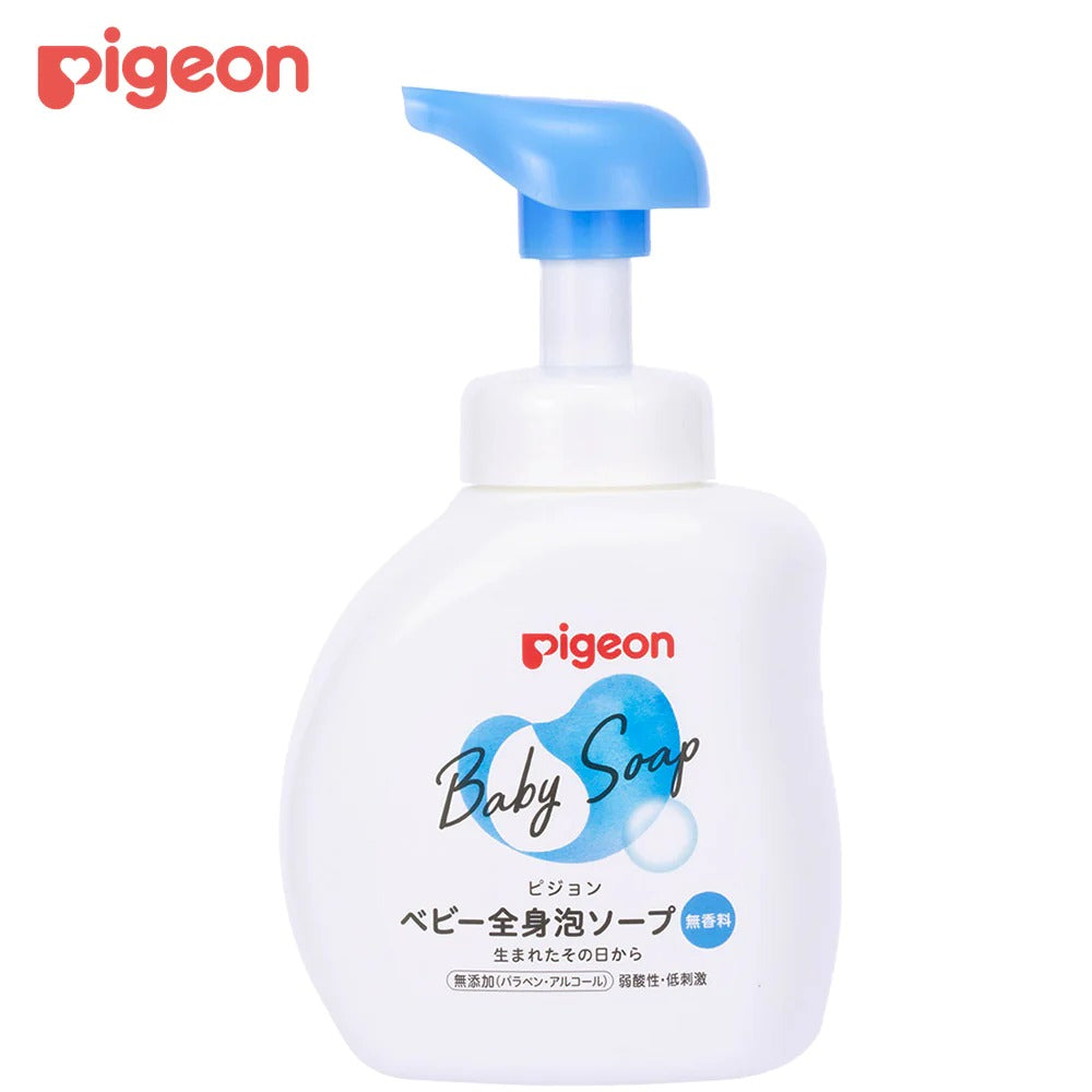 Pigeon Baby Body Foam Soap, 500ml (Fragrance-Free) - Exp 07/27