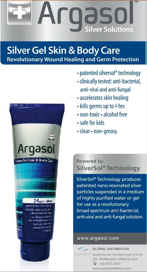 Argasol 24ppm Silver Gel Skin & Body Care, 118ml (Exp 05/28)