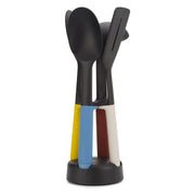 Joseph Joseph Elevate Slim 4-piece Multicolour Utensil Set with Storage Stand