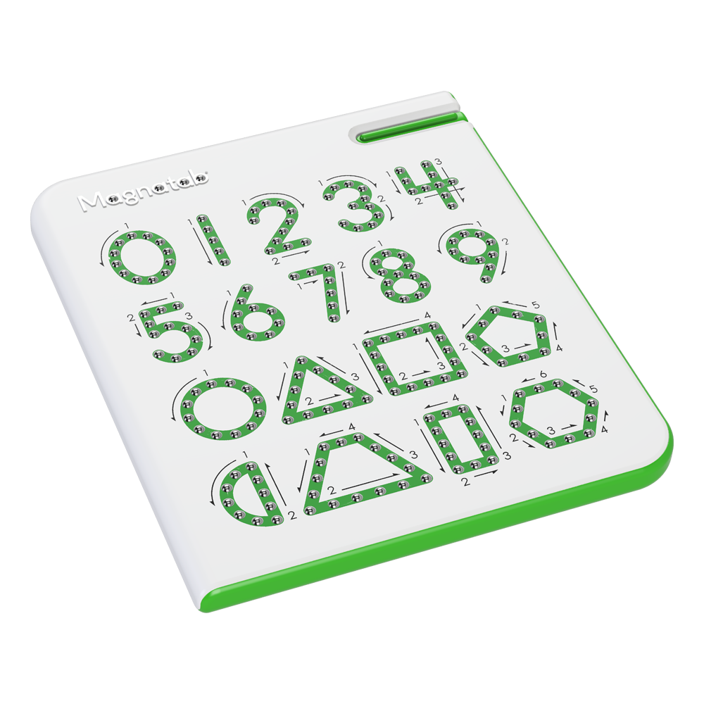 PlayMonster Numbers & Shapes Magnatab Writing Toy