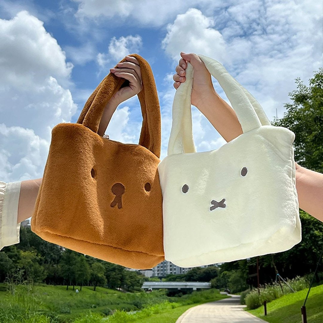 Miffy x VIPO Boris Plush Tote Bag (S)