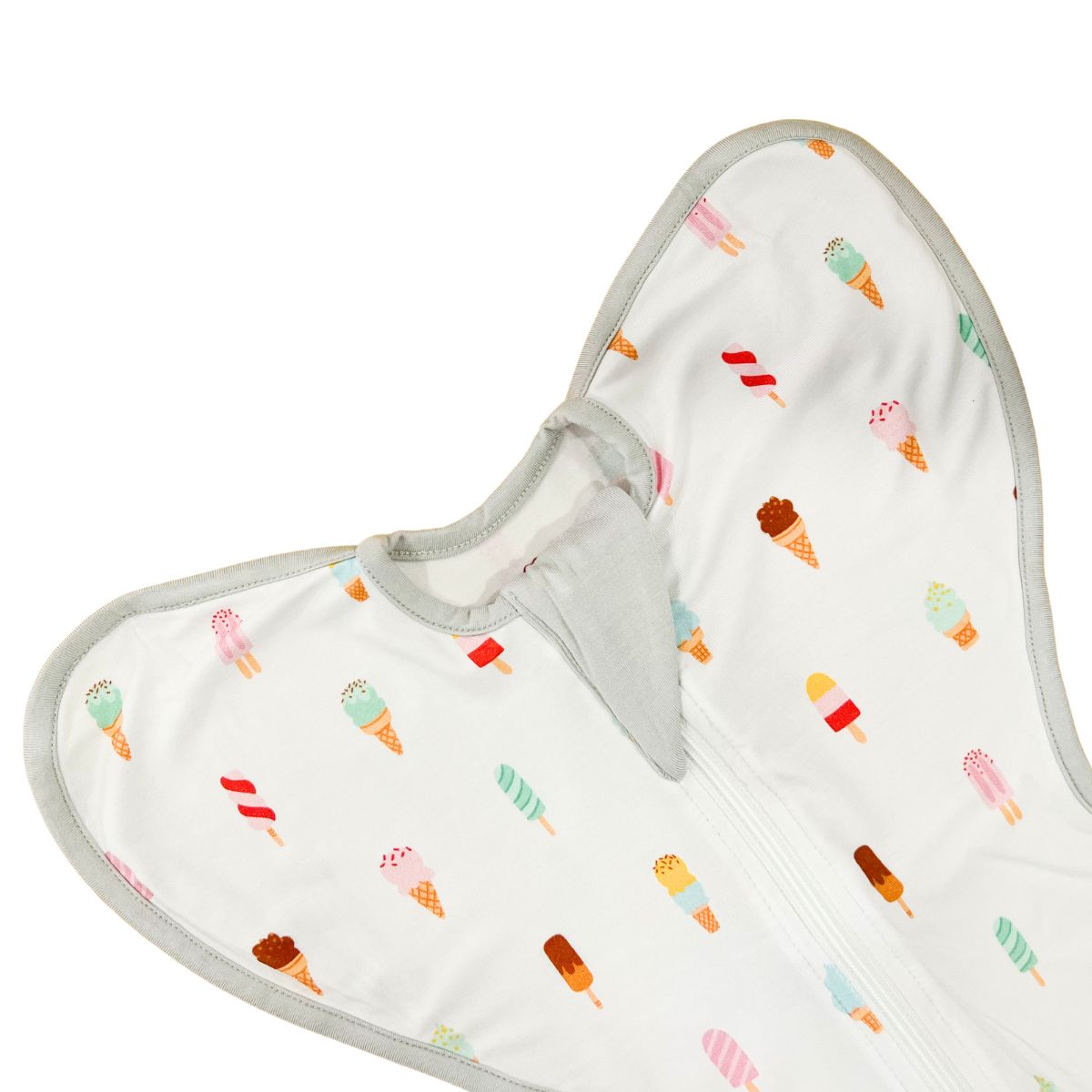 A, Apple Pie Bamboo Swaddle Wearable Blanket - Popsicle Dream (3 Sizes)