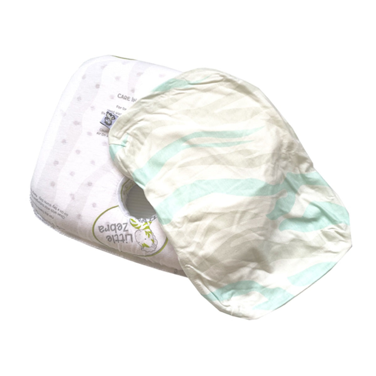 Little Zebra Latex Newborn Central Hollow Pillow (22 x 26.5cm)