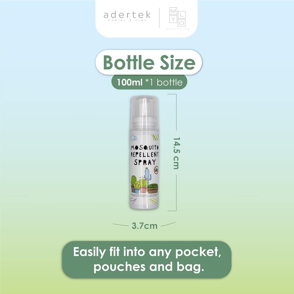 MyLO Mosquito Repellent Spray, 100ml (exp 05/28)