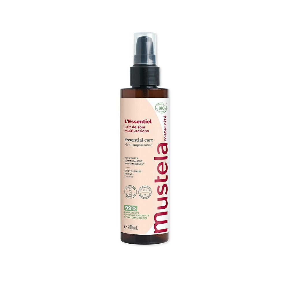 Mustela Essential Care Multi-Purpose Lotion, 200ml (Exp 06/27) | For Pregnancy & Postpartum