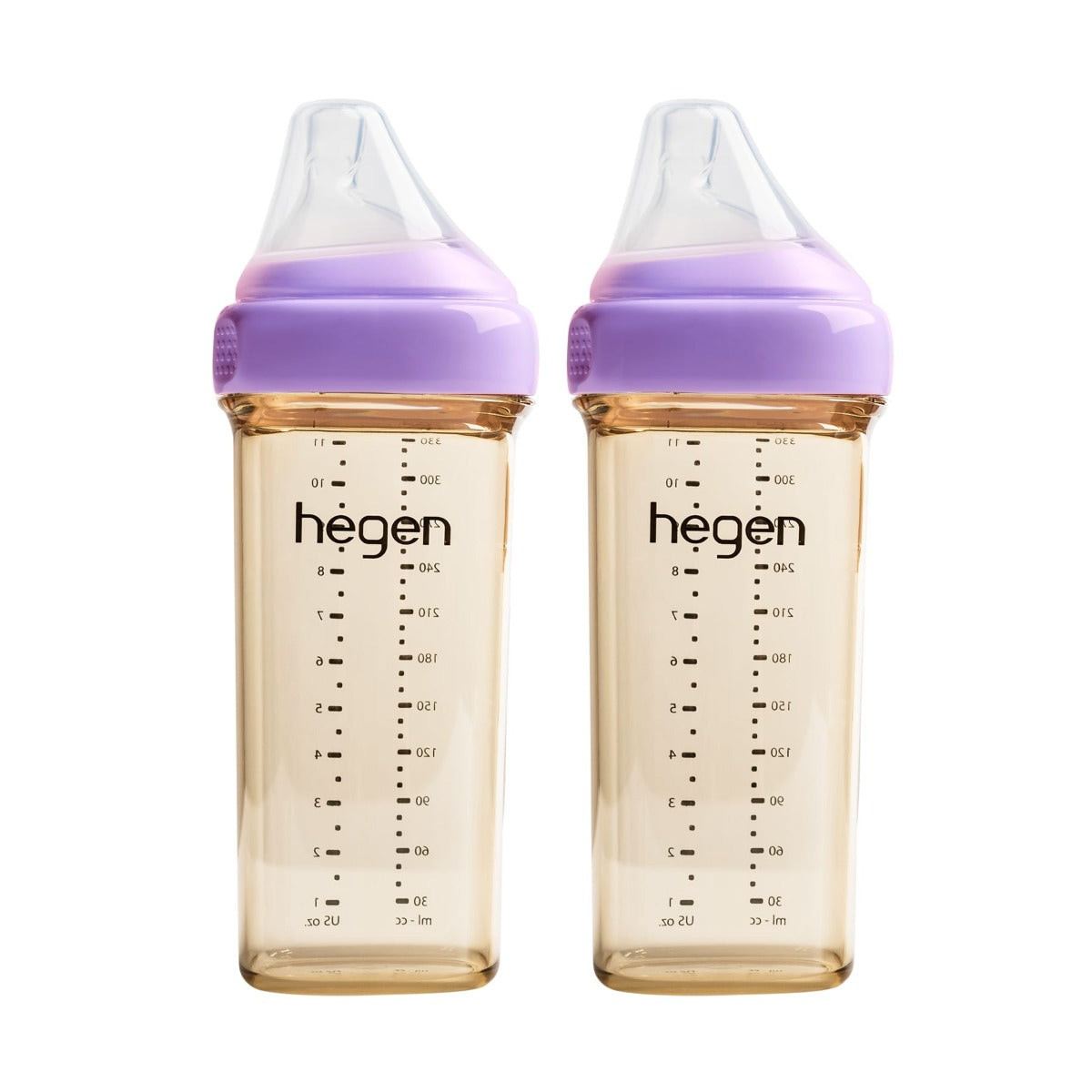 Hegen PCTO™ Milk Feeding Bottle PPSU, 330ml/11oz (2-pack) - 4 Colors - Pupsik Singapore