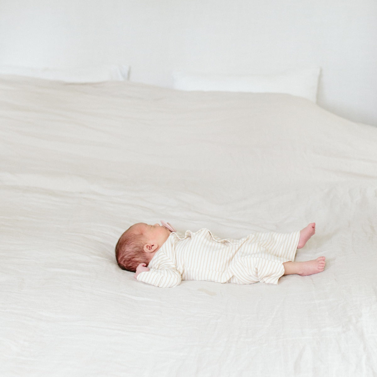 Goumi x Pupsik Bamboo 24 Hour Convertible Gown - Dune Stripes (2 Sizes)