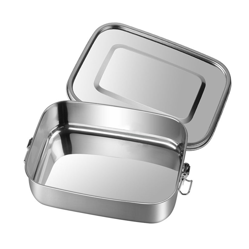 Biomom Stainless Steel Lunch Box, 1200ml - Silver