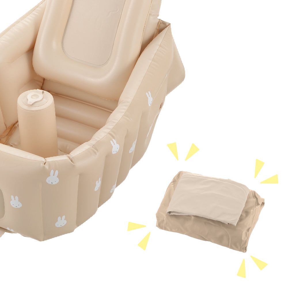 Richell Soft Inflatable Baby Bath Tub Step Up (2 Designs)