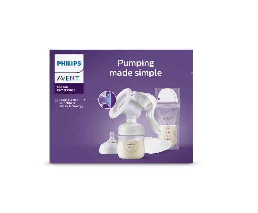 Philips Avent Manual Breast Pump Kit with Storage Bags