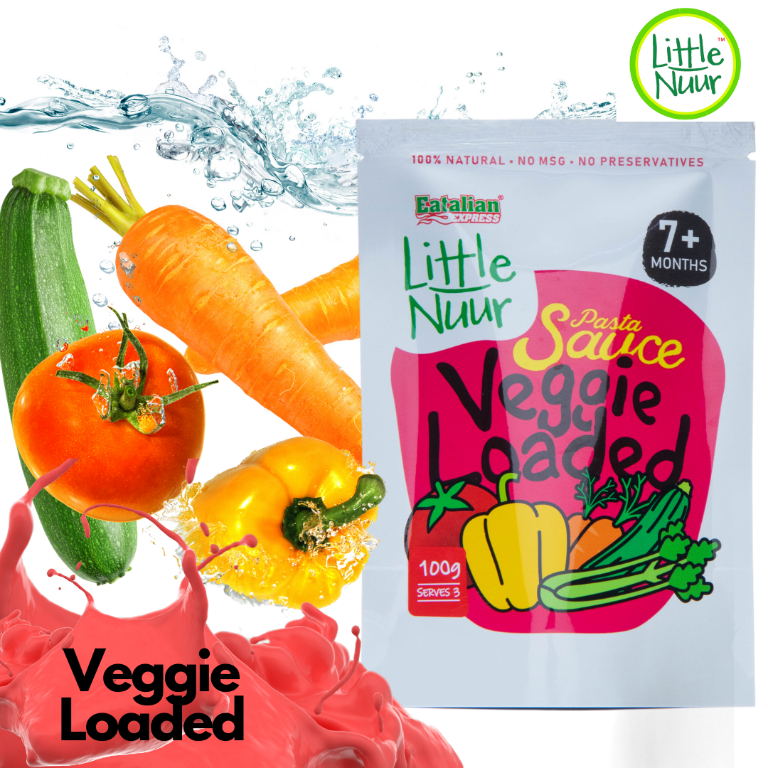 Eatalian Express Little Nuur Baby Pasta Sauce, 100g - Veggie Loaded (Exp 05/27)