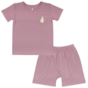 Baa Baa Sheepz Short Sleeve T-Shirt & Shorts - Lavender (5 Sizes)