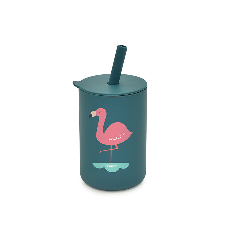 Biomom Silicone Printed Straw Cup (13 Designs)