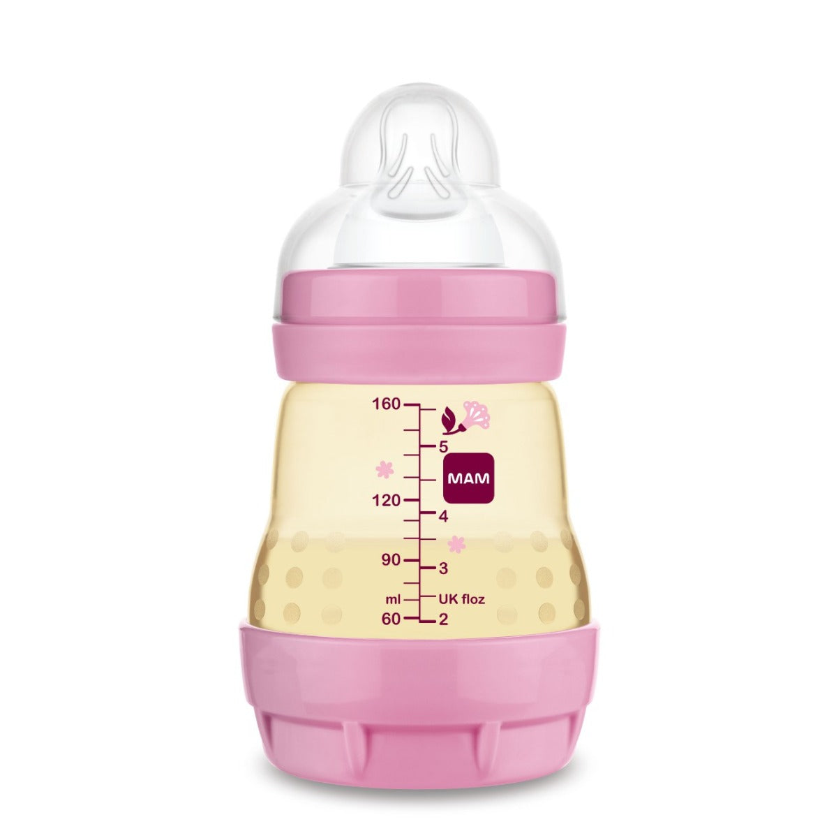 MAM Easy Start Anti-Colic Premium PPSU Milk Bottle, 160ml (3 Assorted Colours) - Pupsik Singapore