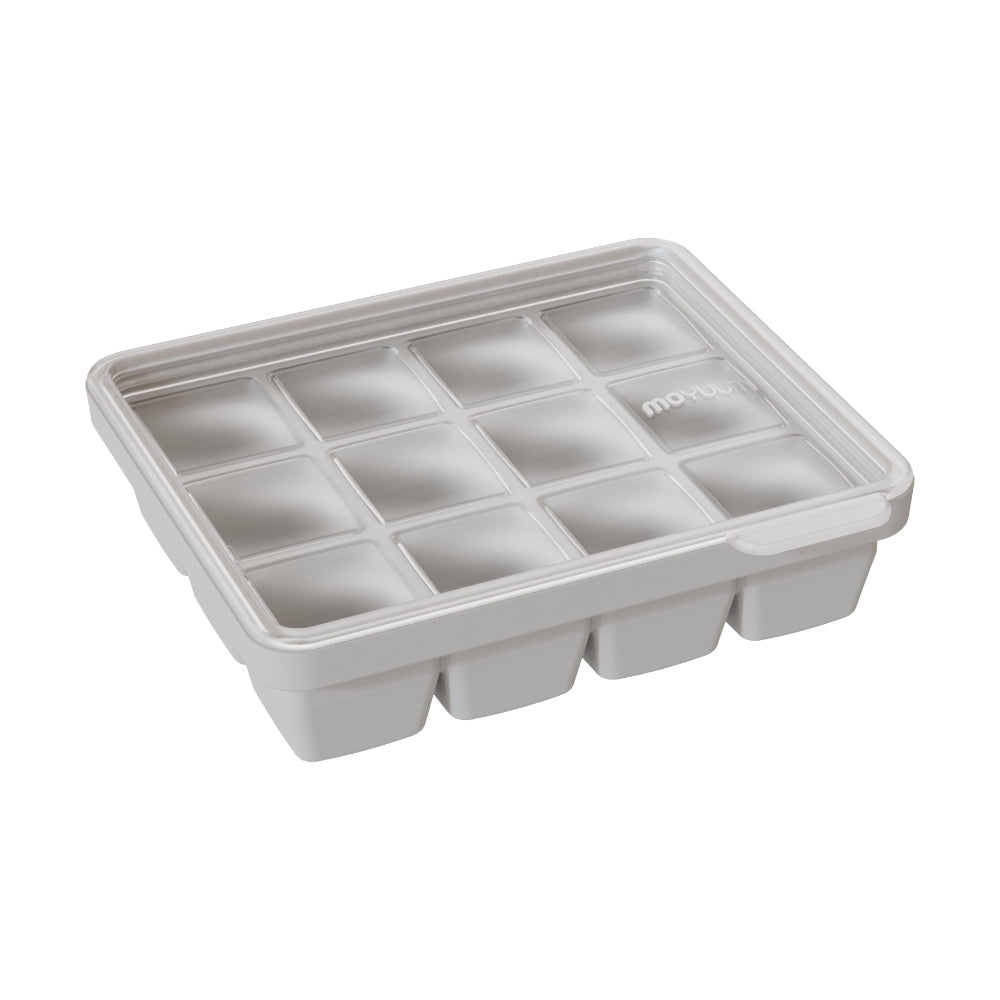 Moyuum Silicone Baby Food Freezer Tray, 4/6/12 cubes (3 colors)