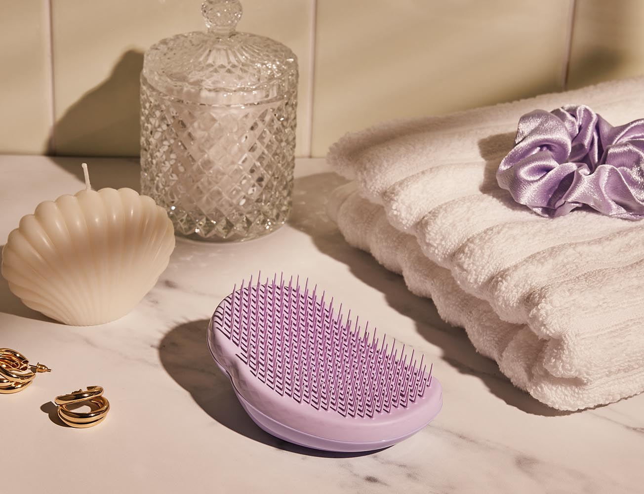 Tangle Teezer Original Detangling Hairbrush, Straight & Curly (7 Designs) - Pupsik Singapore