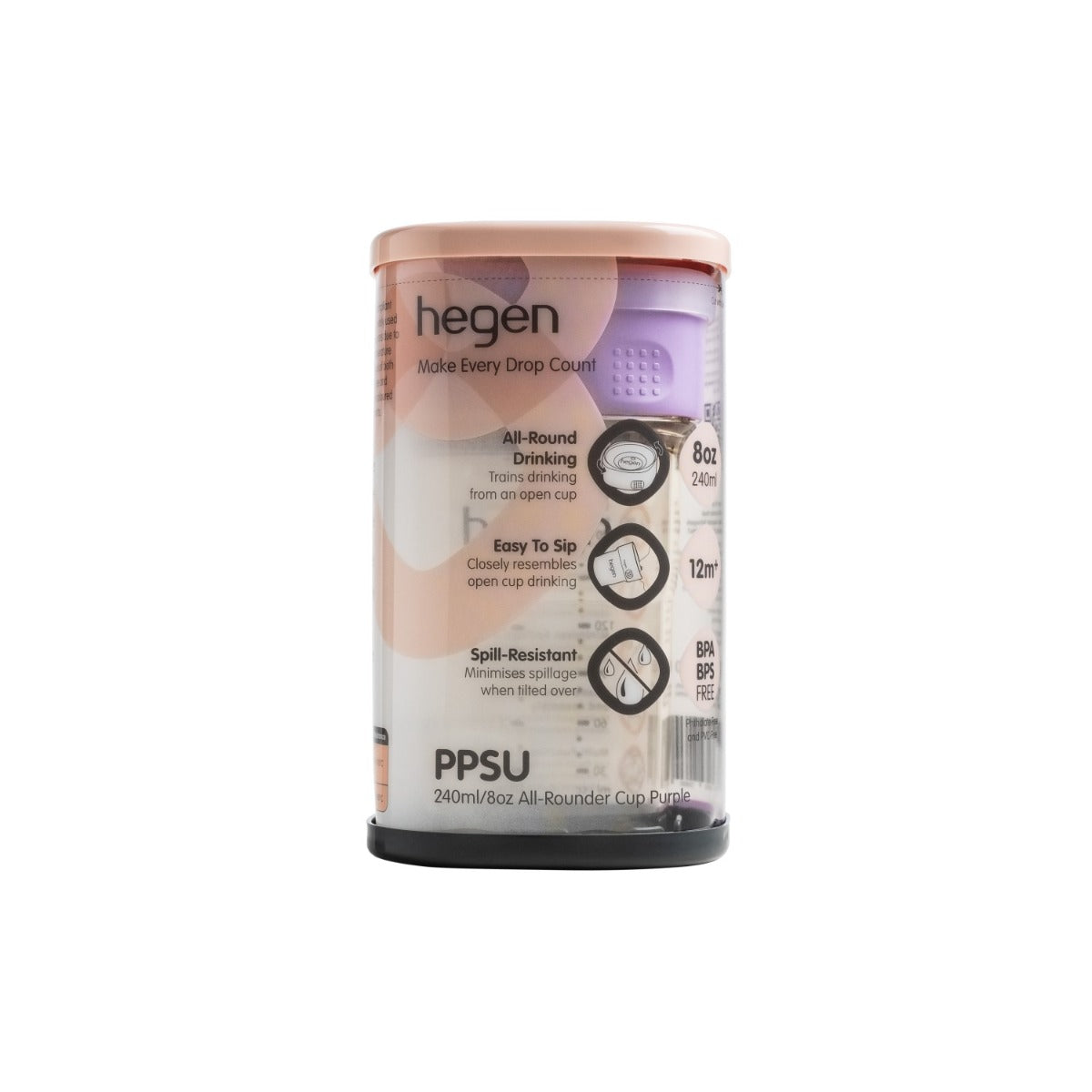 Hegen PCTO™ All Rounder Cup PPSU, 240ml/8oz (3 Colors) - Pupsik Singapore