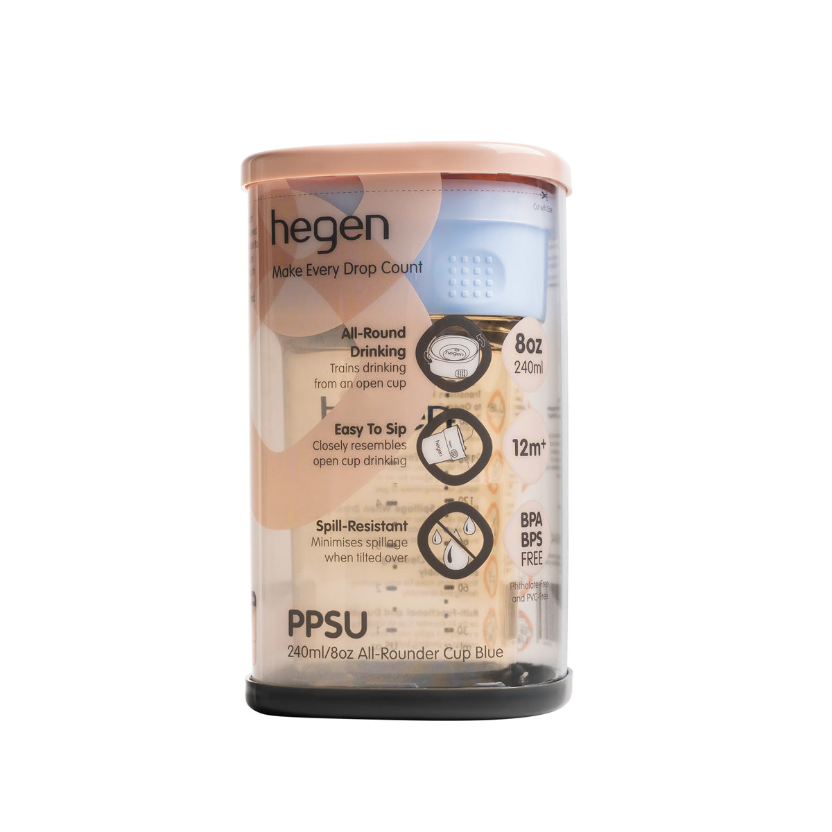 Hegen PCTO™ All Rounder Cup PPSU, 240ml/8oz (3 Colors) - Pupsik Singapore