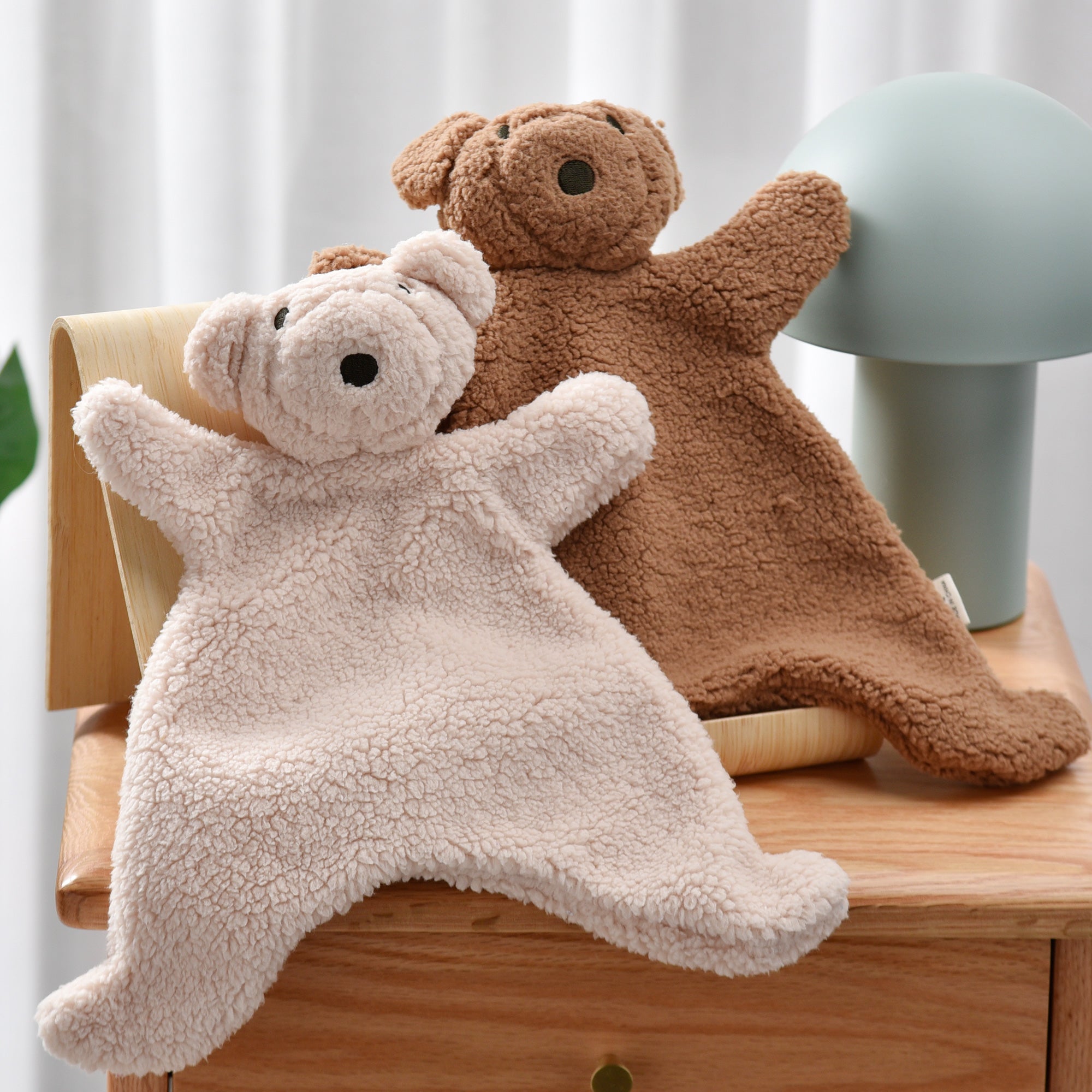 Biomom Mocha Teddy Bear Plush Lovey
