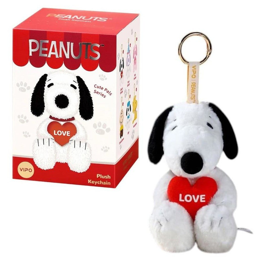 Peanuts x VIPO Snoopy Plush Keychain Blind Box, 1pk (Cute Pal Series)