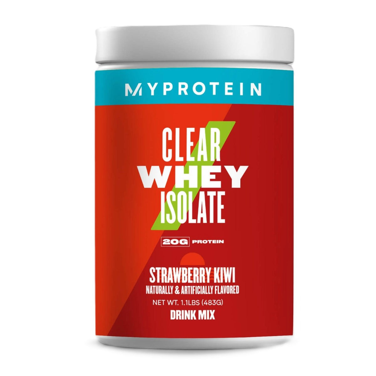 MyProtein Clear Whey Isolate Protein Powder (Strawberry Kiwi), 20 Servings - Exp 07/26