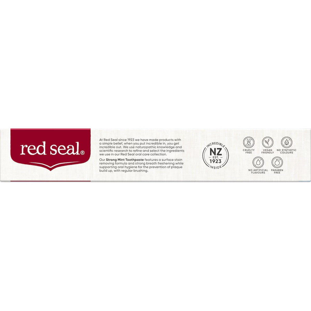 Red Seal Strong Mint Toothpaste, 100g (Exp 09/28)
