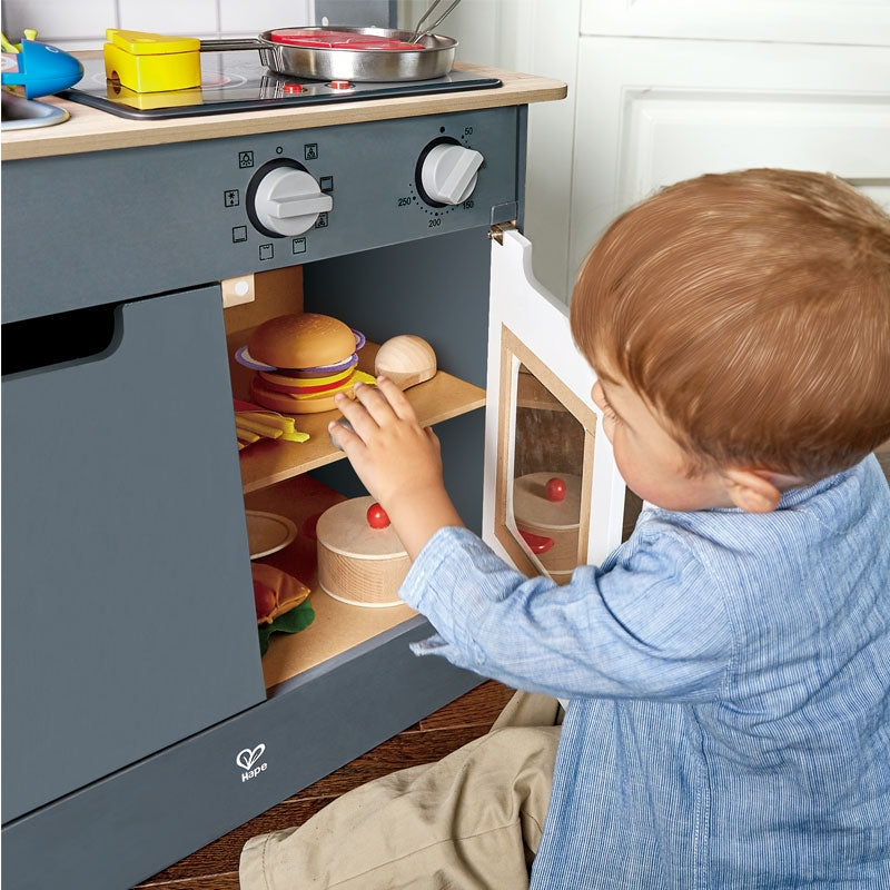 Hape Kitchen with Light and Sound - Grey