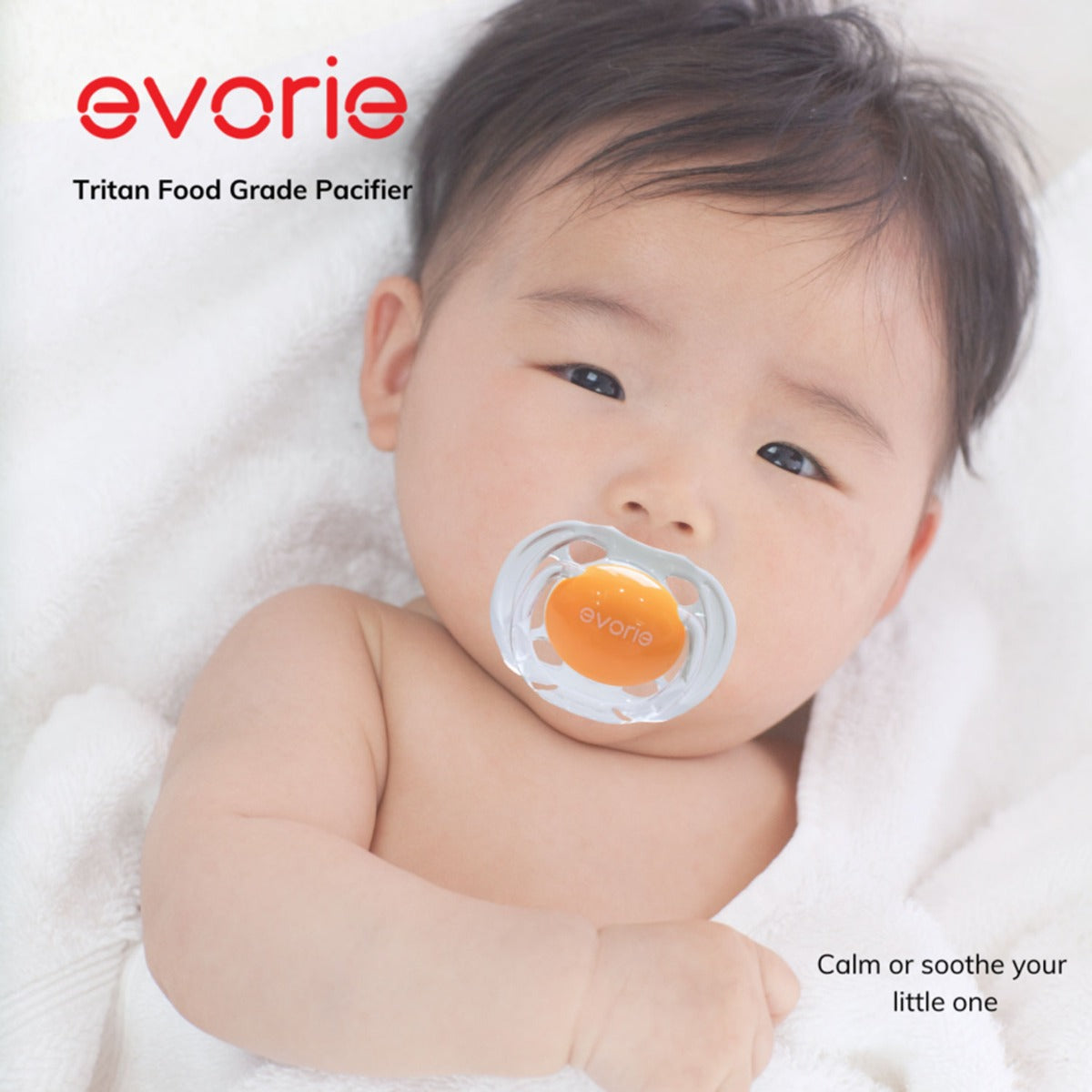 Evorie Tritan Pacifier, 6-18M (3 Colors) - Pupsik Singapore