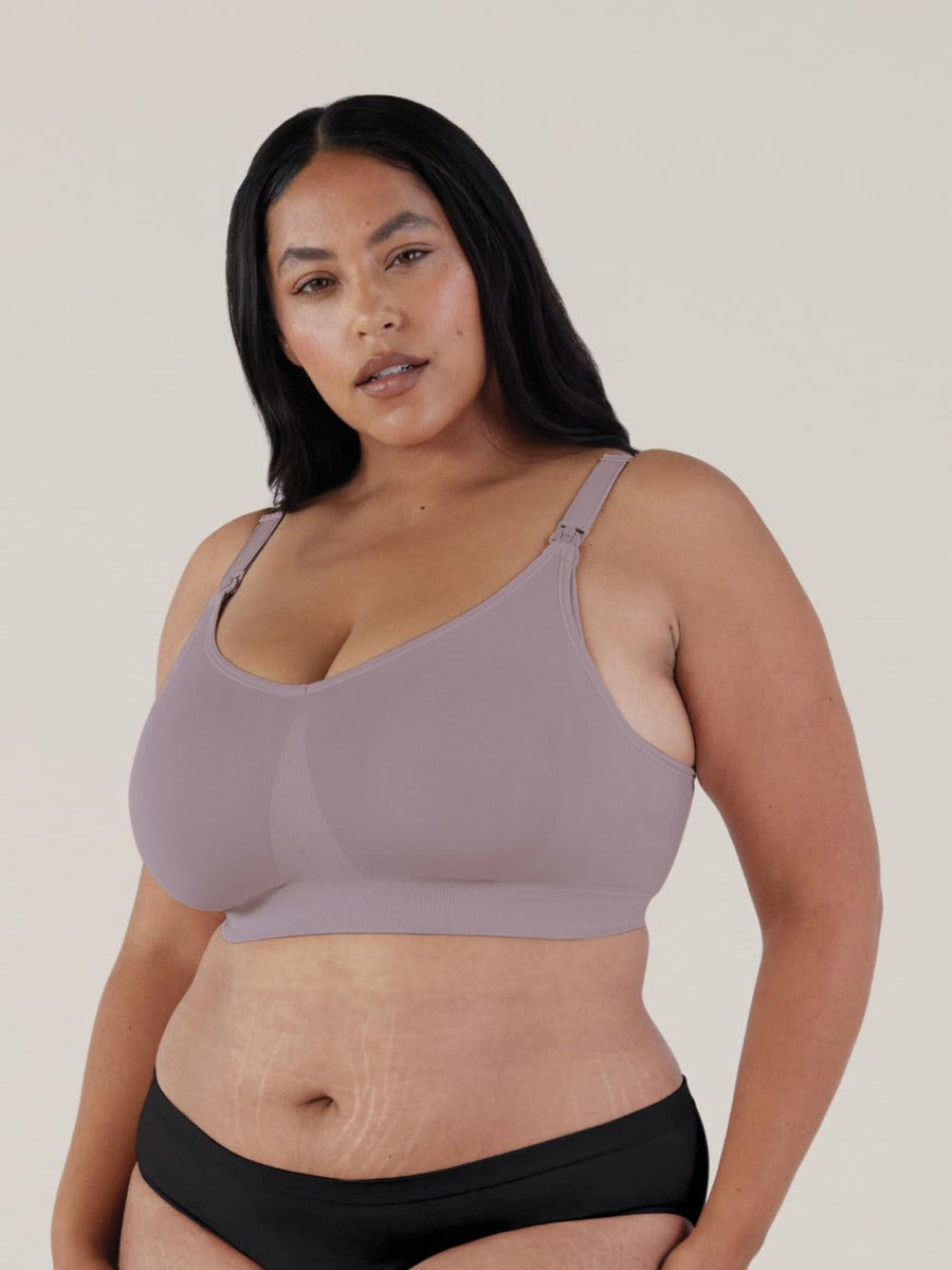 Bravado Body Silk Seamless Sustainable Nursing Bra - Grey Orchid