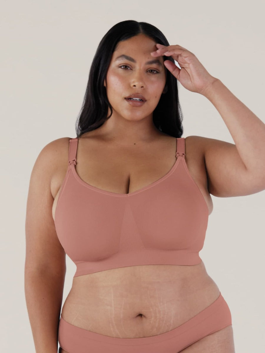 Bravado Body Silk Seamless Sustainable Nursing Bra - Roseclay
