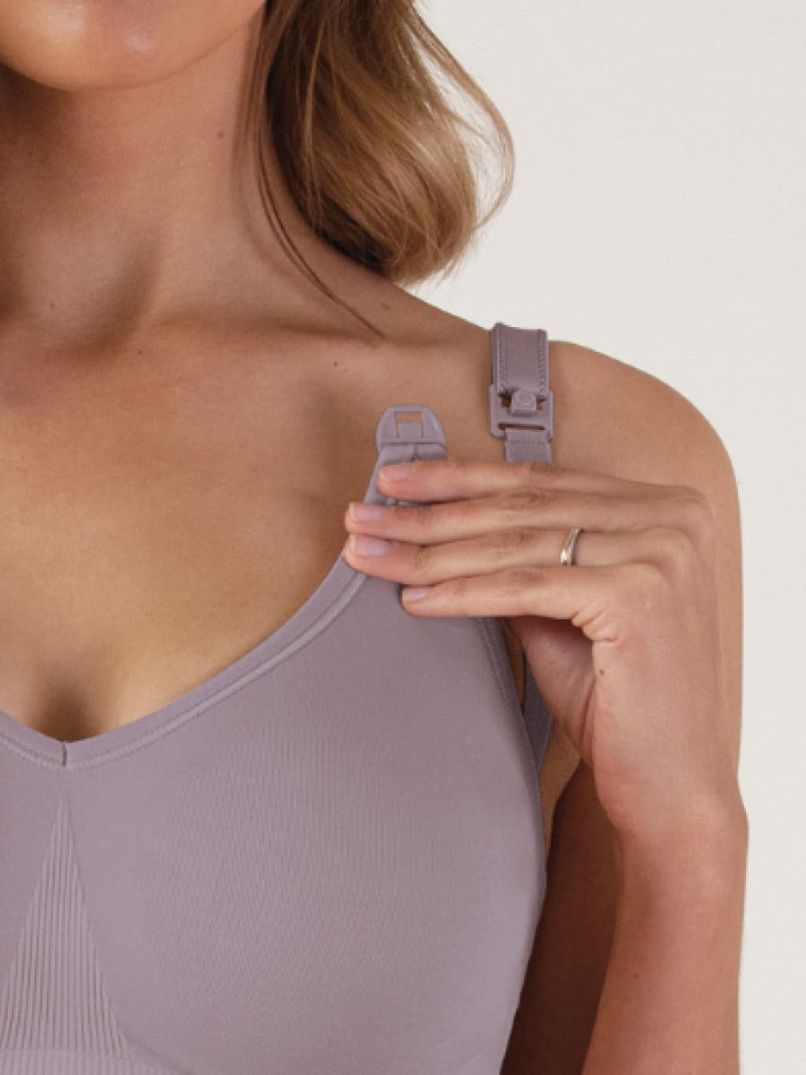 Bravado Body Silk Seamless Sustainable Nursing Bra - Grey Orchid