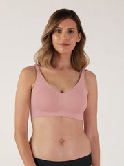 Bravado Body Silk Seamless Sustainable Nursing Bra - Dusted Peony (4 Sizes)