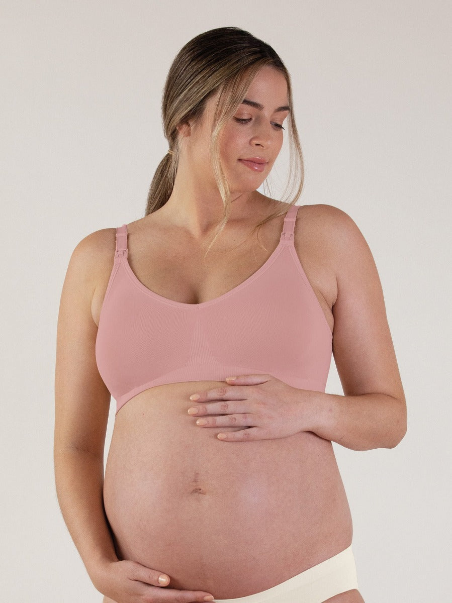 Bravado Body Silk Seamless Sustainable Nursing Bra - Dusted Peony (4 Sizes)