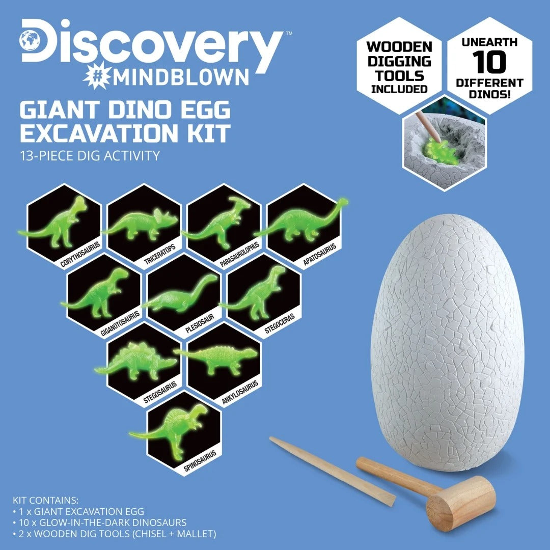 Discovery Giant Dino Egg Excavation Kit